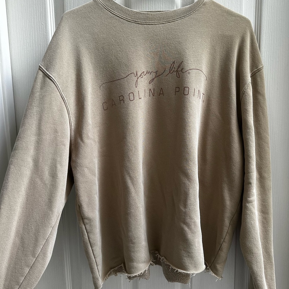 Younglife Carolina Point sweatshirt, beige